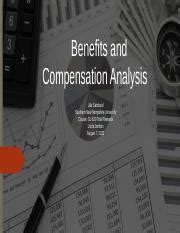 Total Rewards Analysis Improving Benefits And Compensation Course Hero