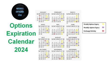 Options Expiration Calendar 2024 Mable Jehanna