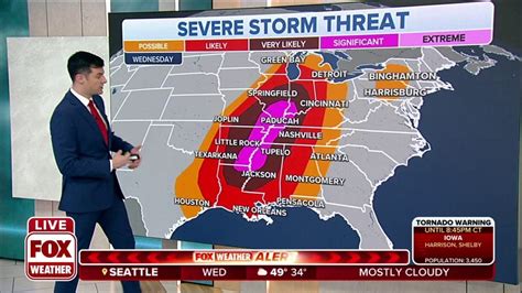 Significant Severe Weather Outbreak Expected From Midwest Into South