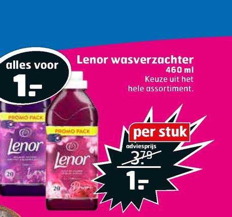 Lenor Wasverzachter Ml Aanbieding Bij Trekpleister Folders Nl