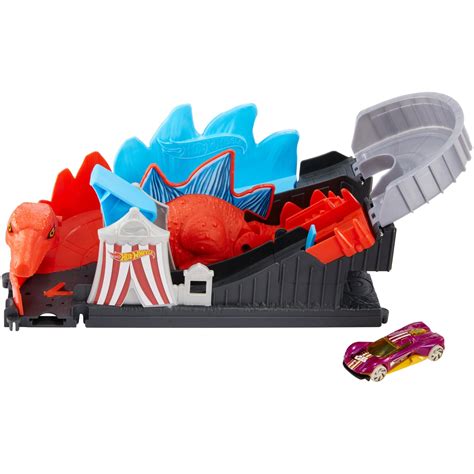 Hot Wheels Dino Coaster Attack Playset with 1-Vehicle - Walmart.com