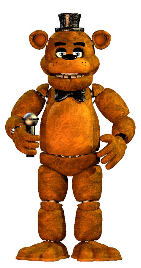 Freddy Fazbear Sfm Render Model By Rynfox Rfivenightsatfreddys