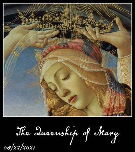 Daily Daily Sing to Mary: THE QUEENSHIP OF MARY