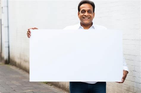 Premium Ai Image The Dynamic Advertising Canvas Middle Aged Indian