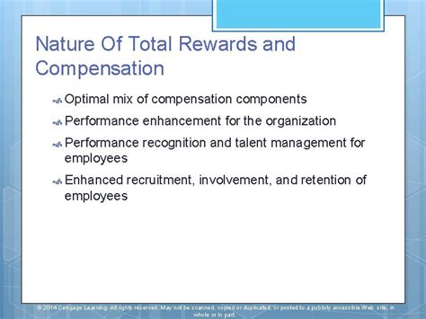 Human Resource Management Total Rewards And Compensation Chapter