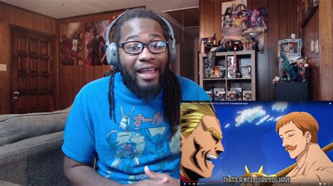 Escanor Vs All Might Rap Battle Rustage Ft Daddyphatsnaps Reaction