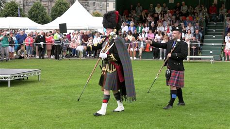 Scotland The Brave As The Massed Pipes And Drums March Off During The