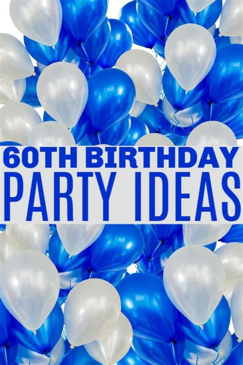 60th Birthday Party Ideas - Life is Sweeter By Design