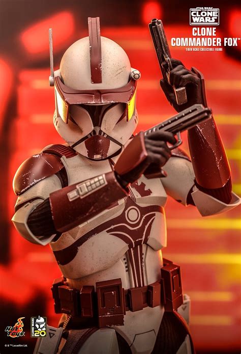 Hot Toys Clone Commander Fox Star Wars The Clone Wars