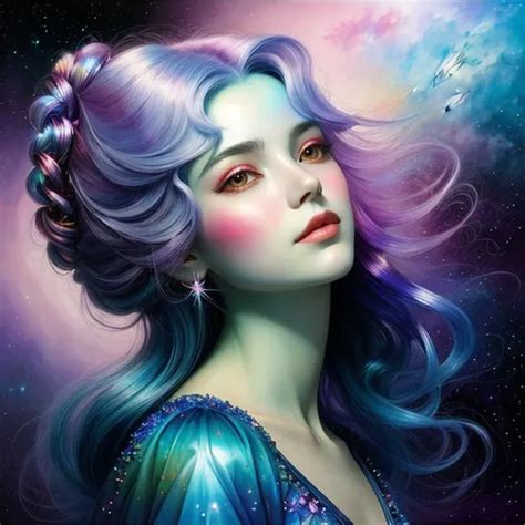cosmic Beauty. Art by artgerm, edre penovac, Daniel...