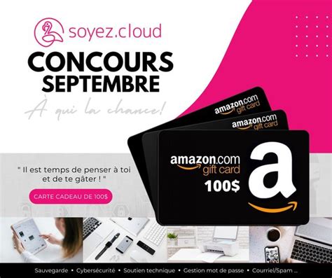 GAGNEZ UNE CARTE CADEAU DE 100 SUR AMAZON