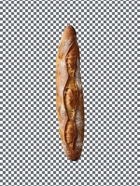 Premium Psd Freshly Baked Baguette Bread Loaf Isolated On Transparent