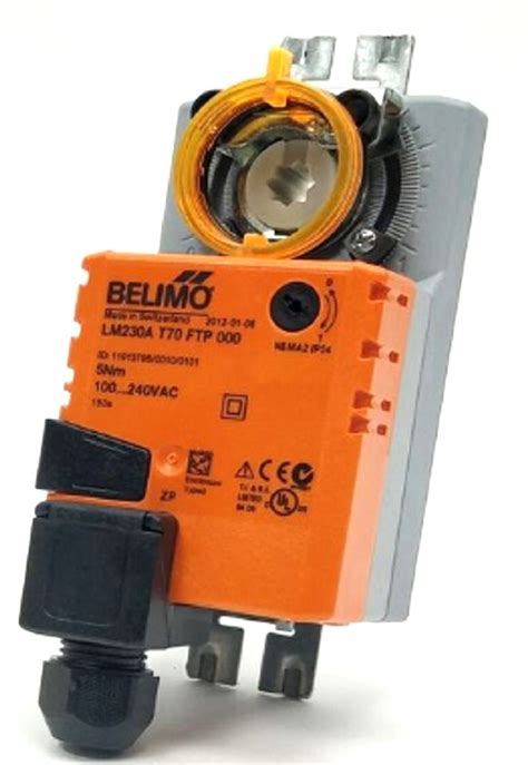 Belimo LM230A-F-TP Rotary Actuator, 5 Nm, AC 100...240 V, Open/Close, 3 ...