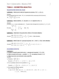 Tema Geometr A Anal Tica Con Guarder A Tema Geometr A