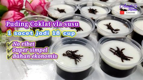 Ide Jualan 2000an Resep Puding Cokelat Vla Susu Cup YouTube