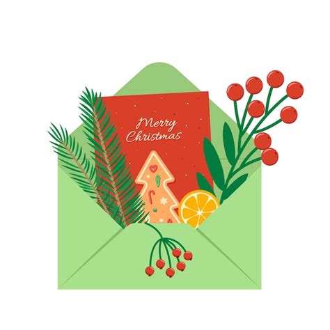 Christmas Card Envelope Vectors And Illustrations For Free Download Freepik