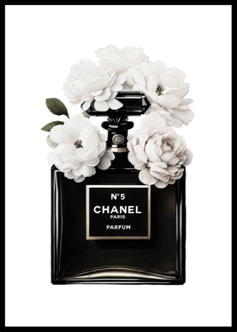 Chanel No5 Parfum Poster Botanical Uk