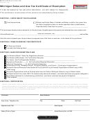 Fillable Form Michigan Sales And Use Tax Certificate Of