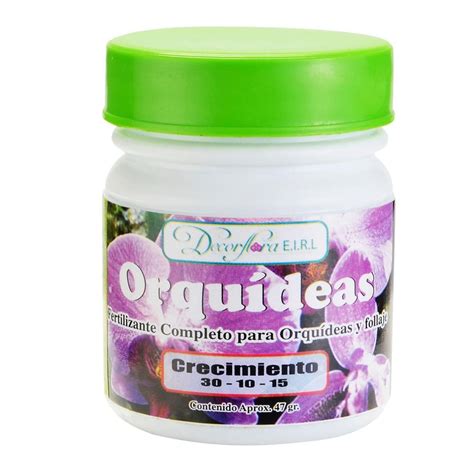 Fertilizante Para Orqu Deas En Crecimiento Gr Pl Stico Cm Cm