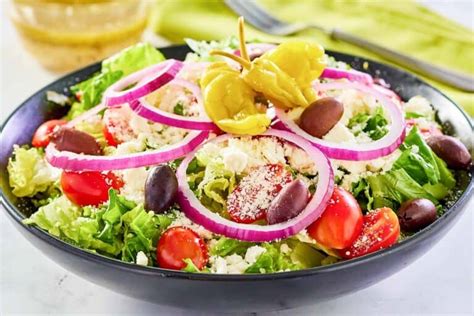 Panera Greek Salad and Dressing - CopyKat Recipes