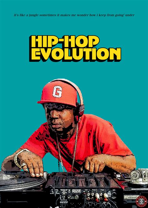 Hip Hop Evolution Movie Poster Hip Hop Poster Documentary Poster