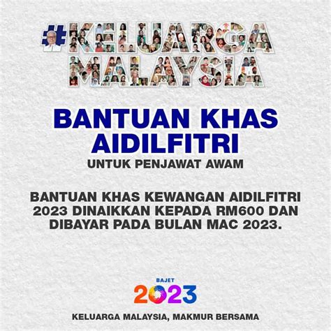 Bantuan Khas Kewangan Bonus Penjawat Awam Pesara