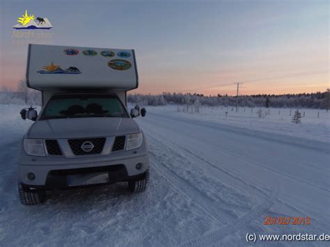 Nordstar Wohnkabine Auf Nissan Navara Unterwegs Zum Polarkreis Truck