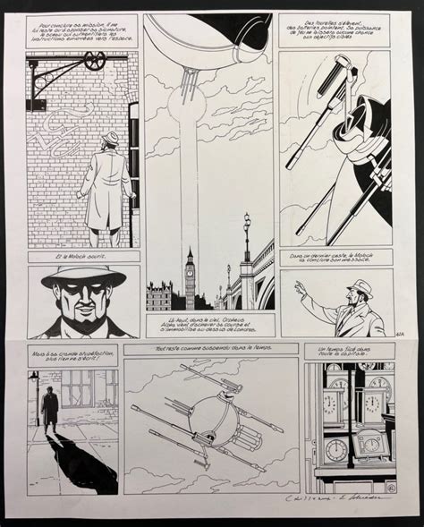 Blake Et Mortimer Planche Originale Le Cri Du Moloch