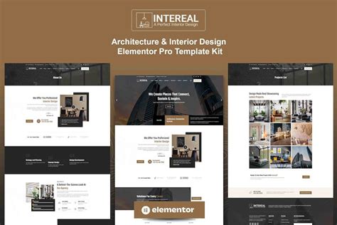 Discounted Intereal Architecture Interior Design Elementor Pro