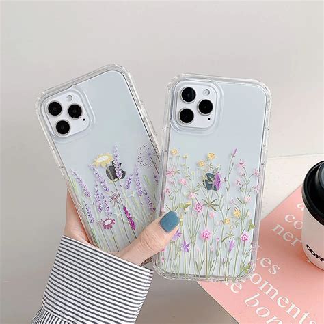 Flower Clear Iphone Case Finishify