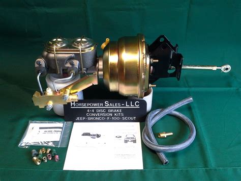 1957 1972 Ford Truck Power Brake Booster Conversion Kit Wproportioning