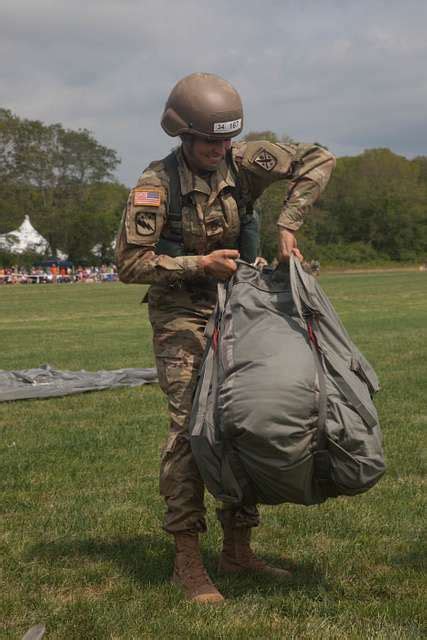 U S Army Paratrooper Sgt First Class Emily Adkins Nara And Dvids