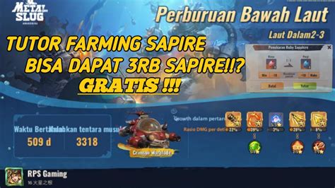 CARA FARMING SAPIRE DI JAMIN PERMINGGU BISA DAPAT 3RB LEBIH GAS