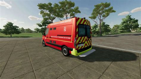 Renault Master Vsav Sdis V Fs Mod Farming Simulator Mod