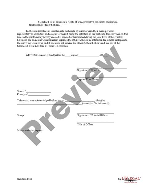 Pennsylvania Quitclaim Deed From Individual To Two Individuals In Joint Tenancy Joint Tenancy