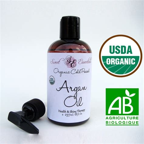 Shop Usda Certified 100 Percent Pure Organic 8 Ounce Argan Oil Free Shipping On Orders Over