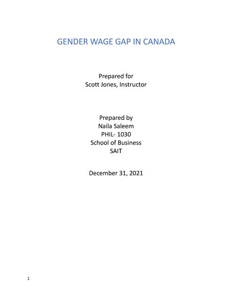 Gender Wage Gap Ontario at Oscar Nimmo blog