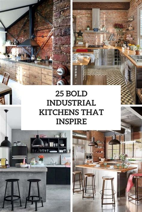 25 Industrial Kitchen Design Ideas With Bold Personality