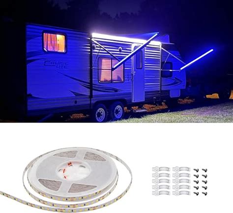 Amazon QVEVDACAR RV Awning Lights LEDCARE 12V 16 4FT RV Underglow