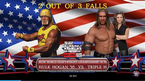 Hulk Hogan Vs Triple H WCW Heavyweight Championship Match YouTube