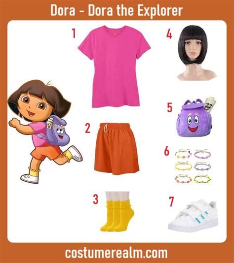 Adult Dora The Little Explorer Costume Medium Artofit