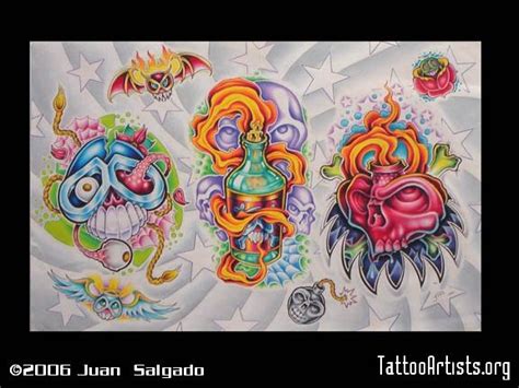 New School Tattoo Flash Sheets