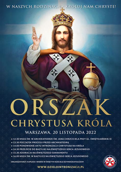 20 11 22 Warszawa Kraków Orszak Chrystusa Króla W niedzielę Polacy