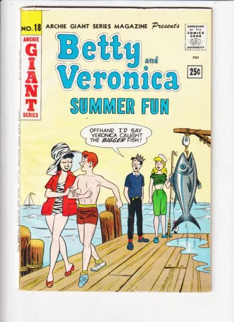 PIN UPS BIKINI ARCHIE Comic Giant 18 Betty And Veronica Été 1962 Âge