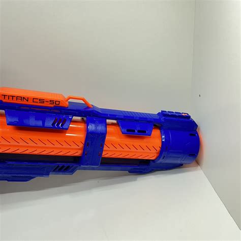 Nerf Elite Titan Cs Toy Blaster Fully Motorized Dart Drum