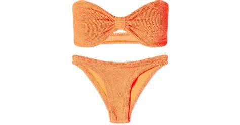 Hunza G Jean Bikini In Orange Lyst