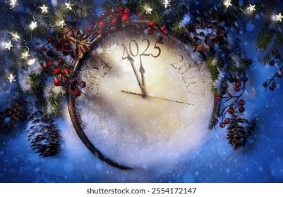 2025 New Year Countdown Clock Magical Stock Photo 2554172147 | Shutterstock
