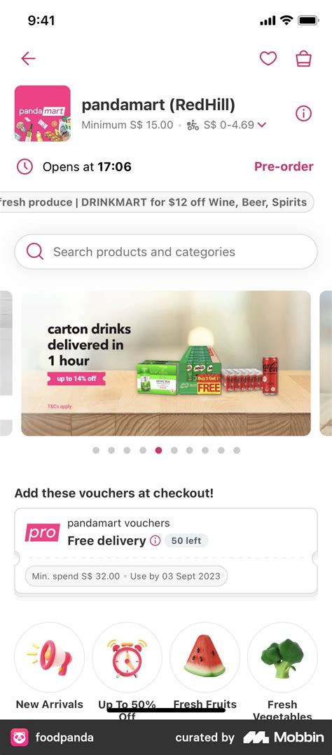 Foodpanda Ios Screen Mobbin