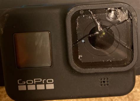 Broken Gopro Hero 10 Camera Outer Glass 03 Sydney Cbd Repair Centre