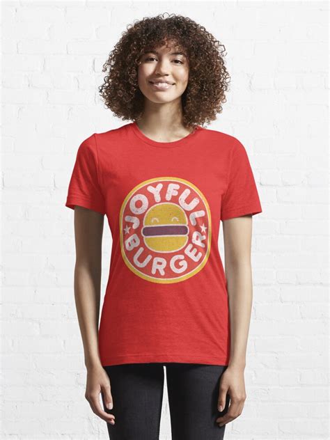 "Joyful Burger" Essential T-Shirt for Sale by Chrisjamesevans | Redbubble